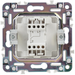 SKANDY Выключатель 1-клавишный проходной 10А SK-V02W арктический белый IEK