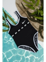 купальник слитный спортивный для бассейна утягивающий