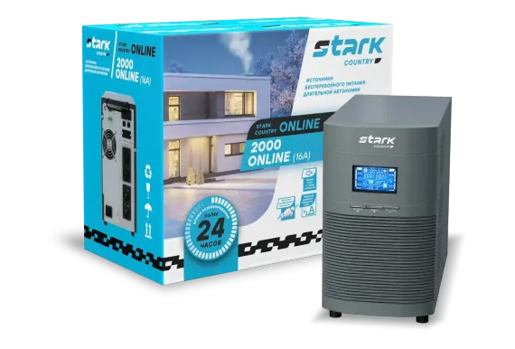 Комплект ИБП SC 2000 online + GPL 12-100 х 4 шт.