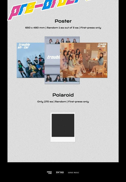 Альбом Kep1er - TROUBLESHOOTER 3rd Mini Album 3 Version SET