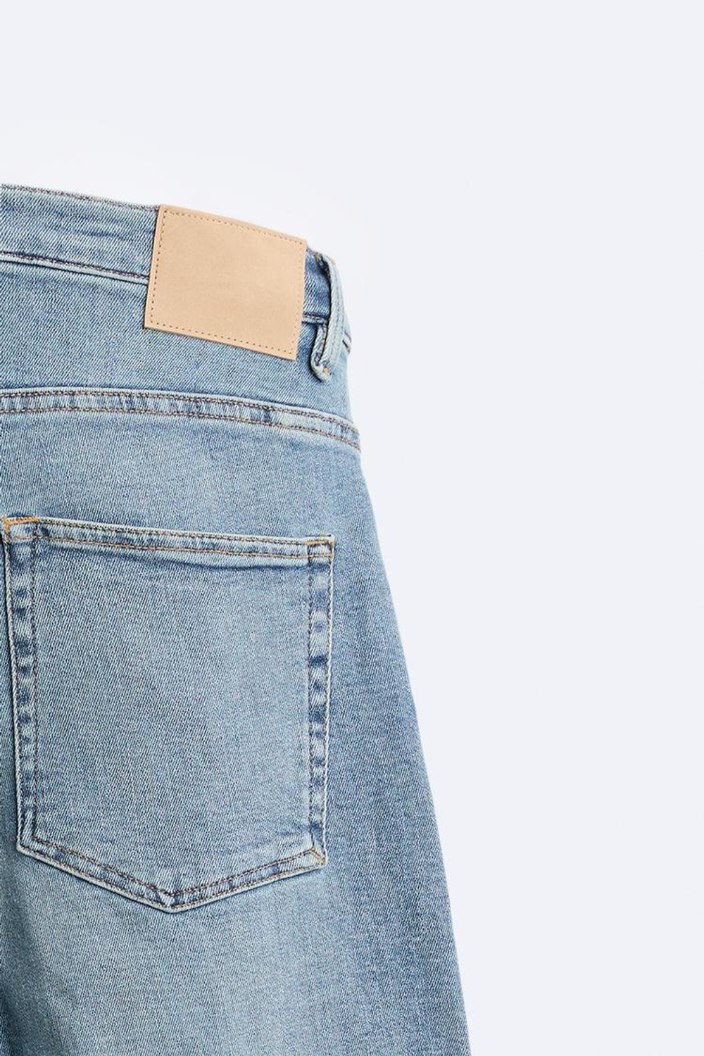 ZARA ДЖИНСЫ SKINNY FIT, ВЫЦВЕТШИЙ СИНИЙ