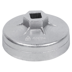 МАСТАК (103-44155) Съемник масляных фильтров, 75 мм, 15 граней, торцевой