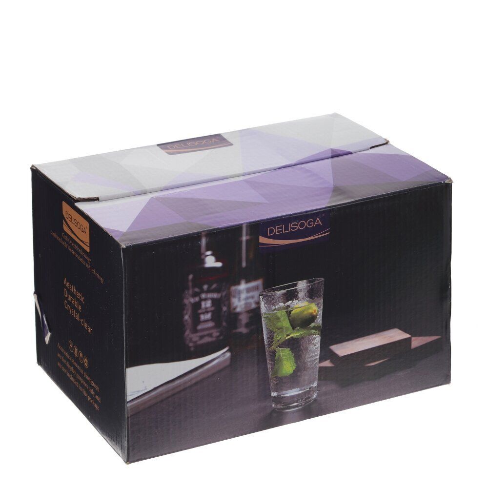 GAEM Стакан (блок 6 шт), 300 мл, L7,5 W7,5 H14 см