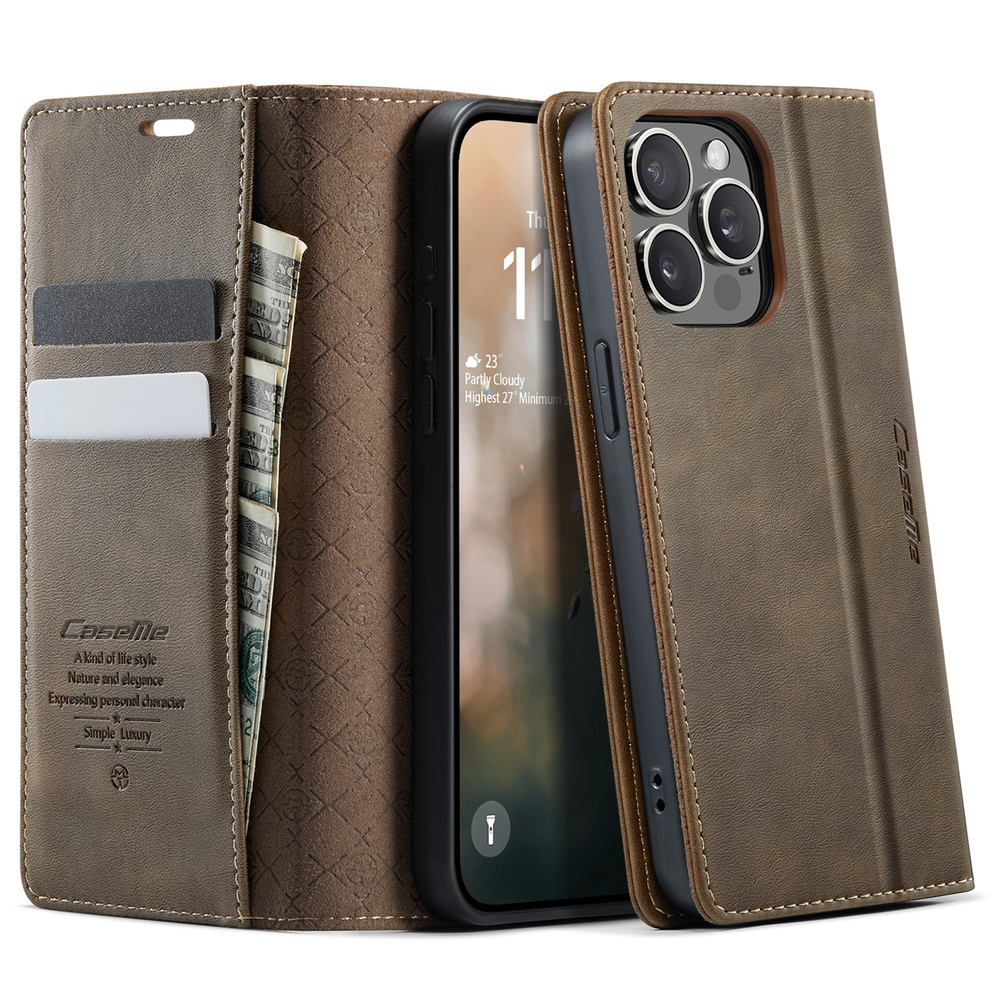 Чехол-книжка CaseMe RFiD iPhone 14 Pro