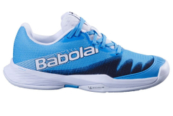Детские кроссовки для Падел Babolat Jet Premura 2 JR - cyan blue/white