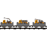 Железная дорога на бат., коробка 5819-1P