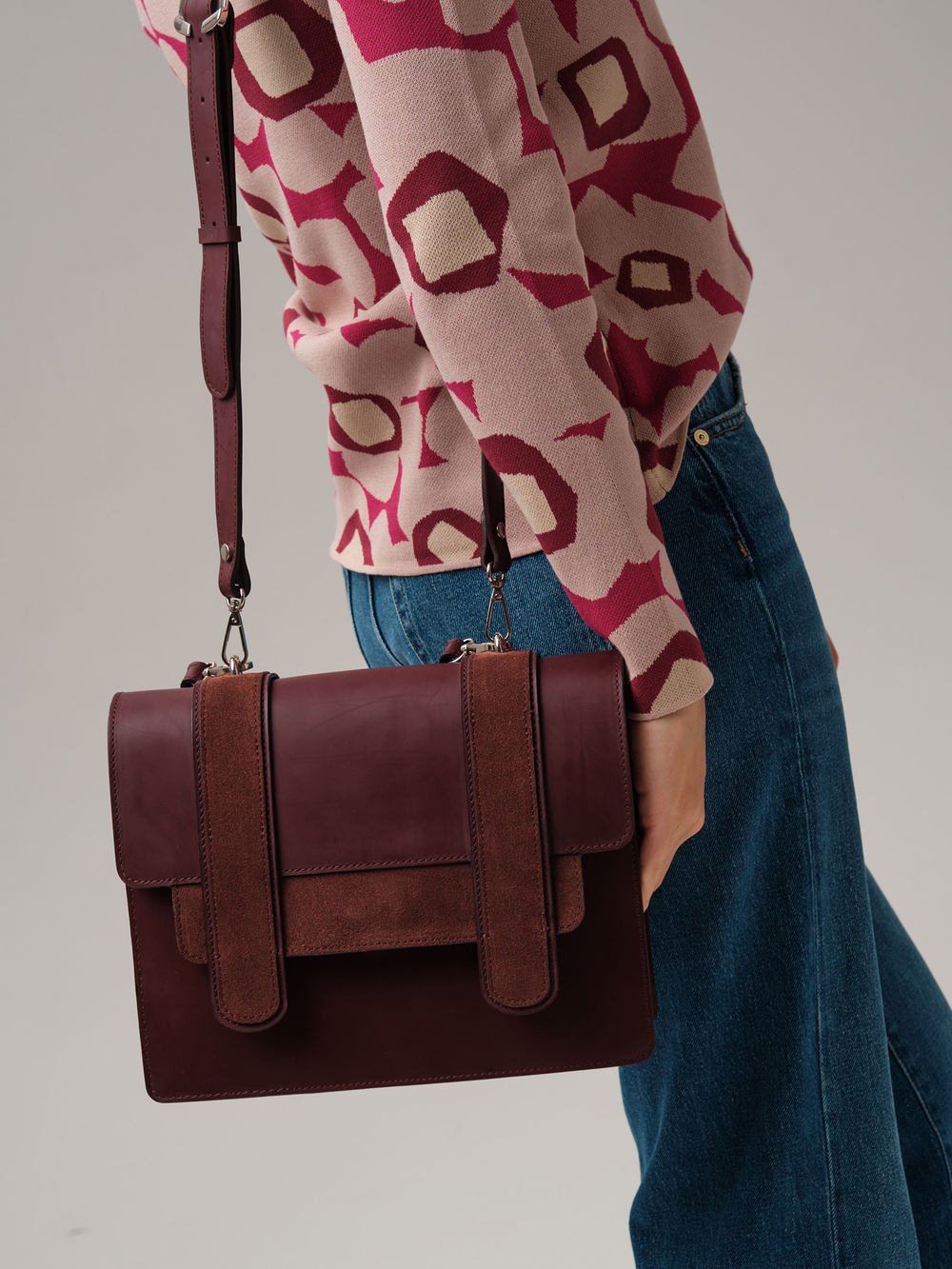 Сумка Azaro 30303 бордовый бархат