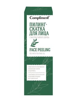 Compliment Пилинг-скатка для лица с маслом чайного дерева, 80мл