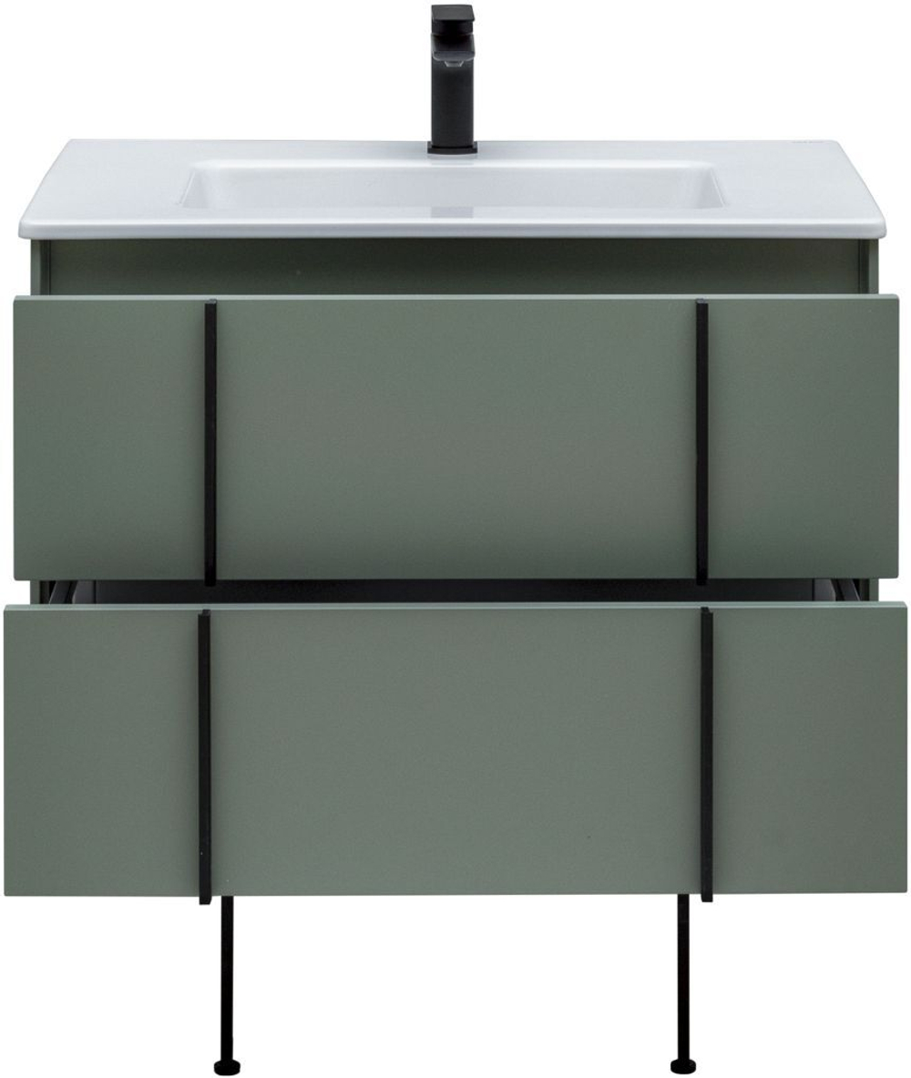 Тумба с раковиной Allen Brau Reality 1.32005.CGM 80 cement grey matt