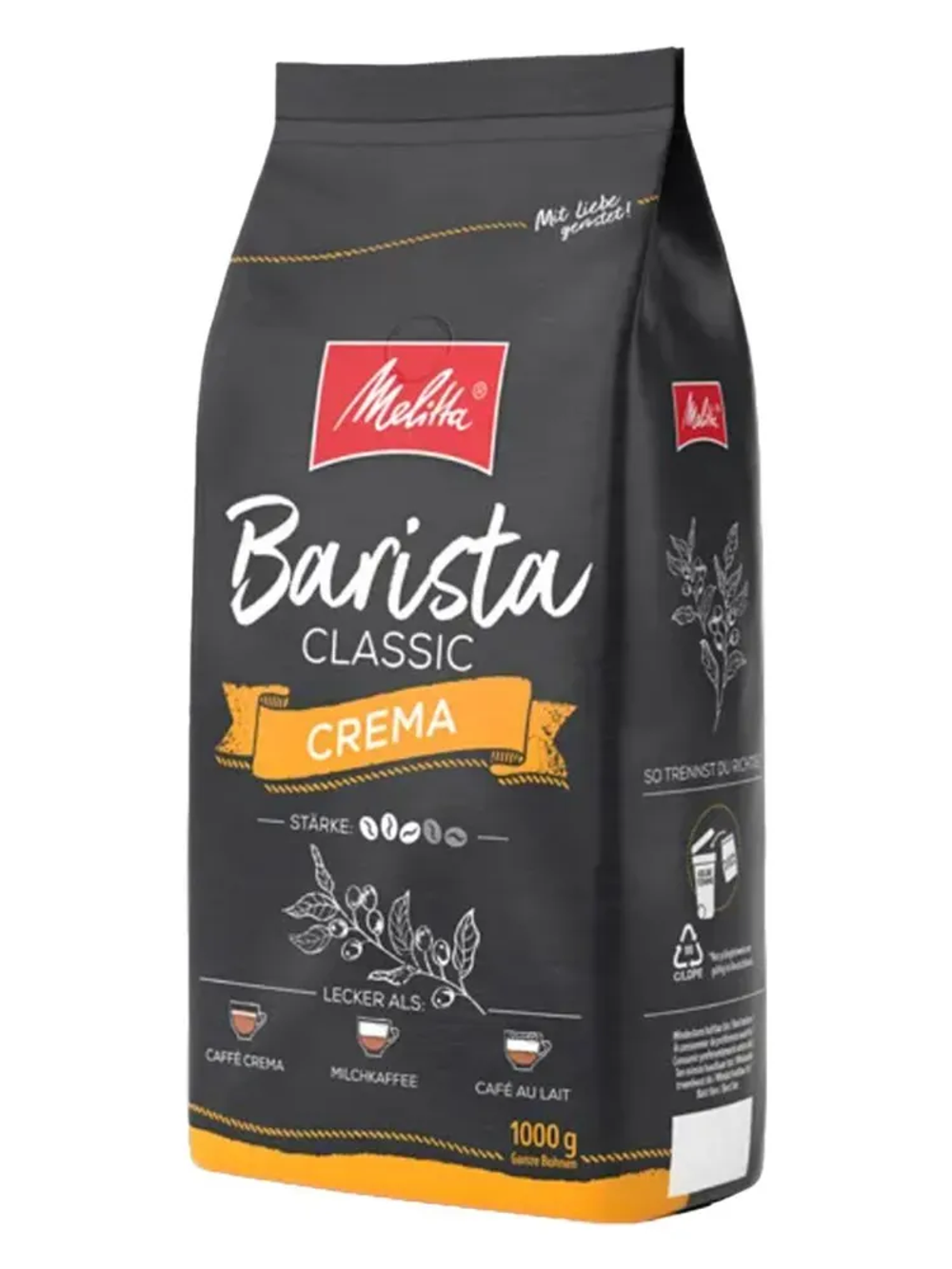 Кофе в зернах Melitta Barista Crema, 1 кг (Мелитта)