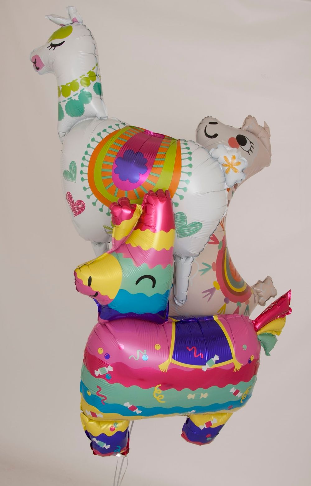 Шар (36''/91 см) Фигура, Лама Альпака, Белый, 1 шт.