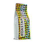 Брендированный квадропак для кофе 1000гр, 140 мкм. 140х325х95 мм