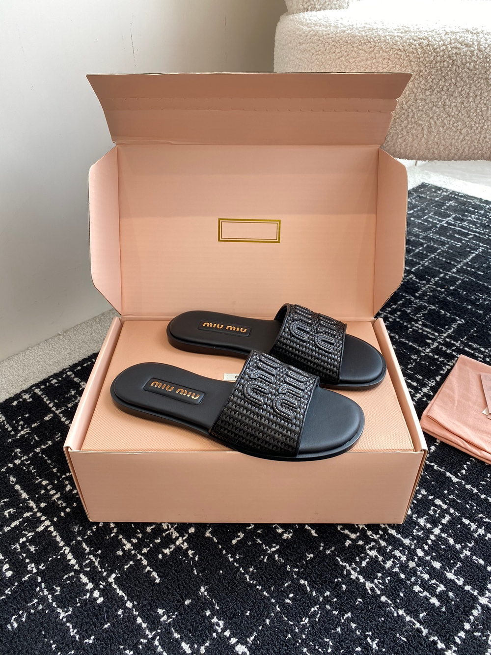 Miu Miu Slide (2 colors)