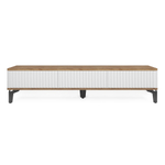 Тумба под телевизор на ножках ROYAL 5021 эко (Дуб Веллингтон-Черный)