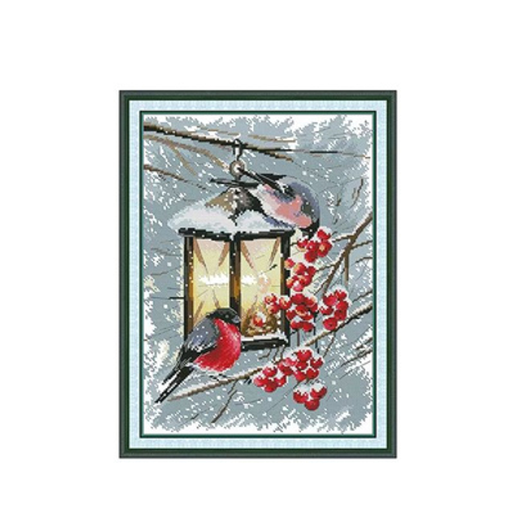 "Рождественский свет"-J727 вышивка