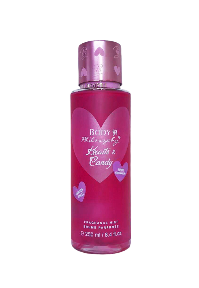 Мист для тела женский HEARTS &amp; CANDY Dody Philosophy, 250мл