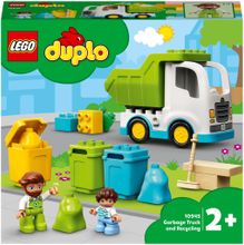 Конструктор LEGO Duplo Town 10945 Мусоровоз и контейнеры для раздельного сбора мусора