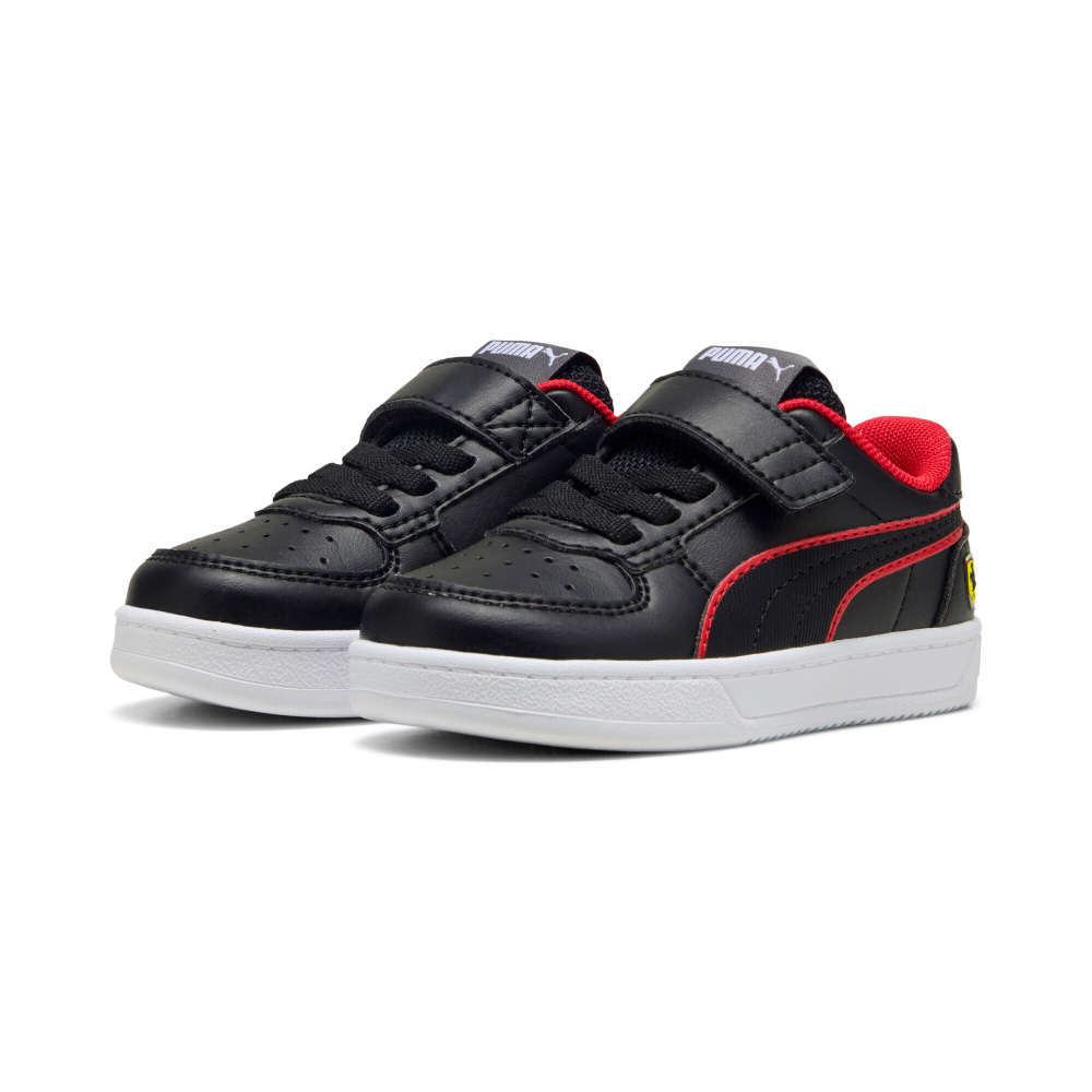 PUMA X SCUDERIA FERRARI ДЕТСКИЕ КРОССОВКИ CAVEN 2.0, ЧЕРНЫЙ