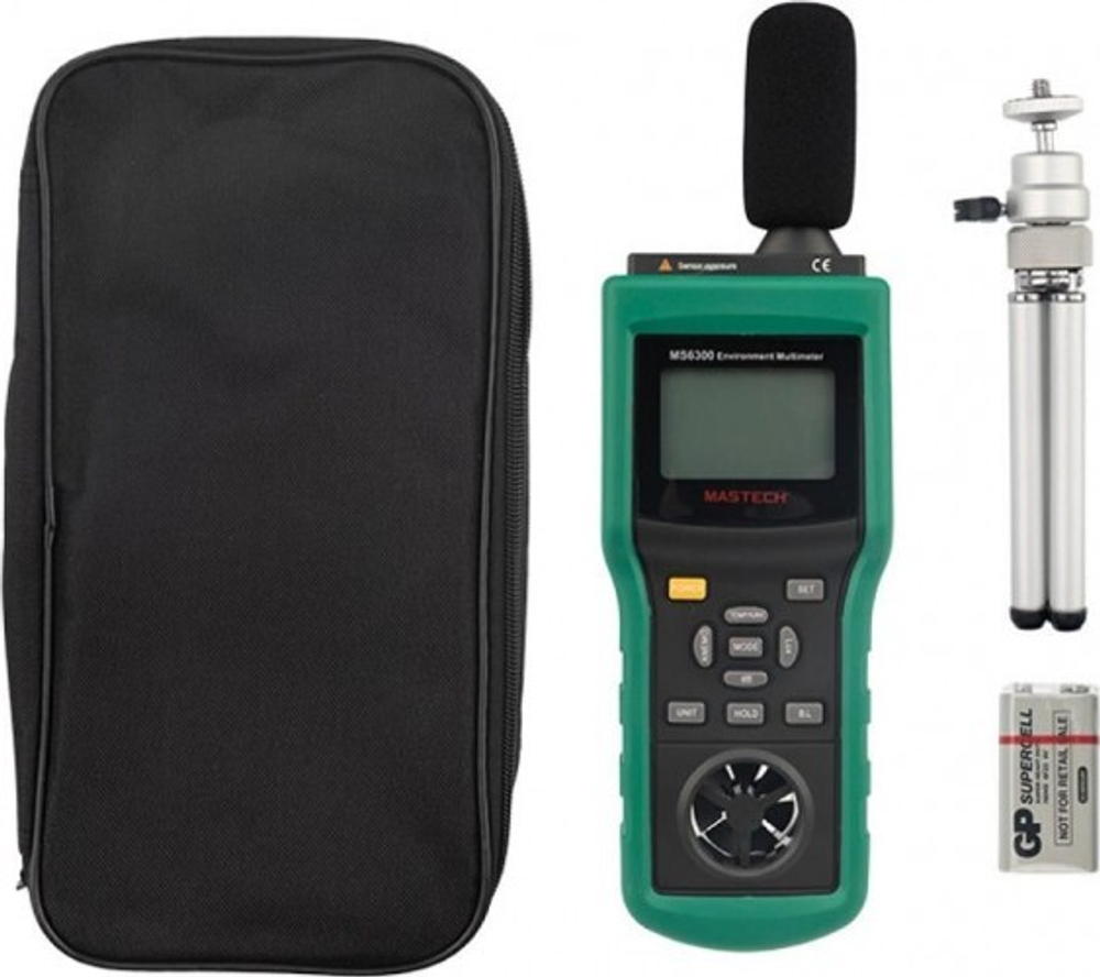 Тестер окружающей среды MASTECH MS6300 многофункциональный 13-1250