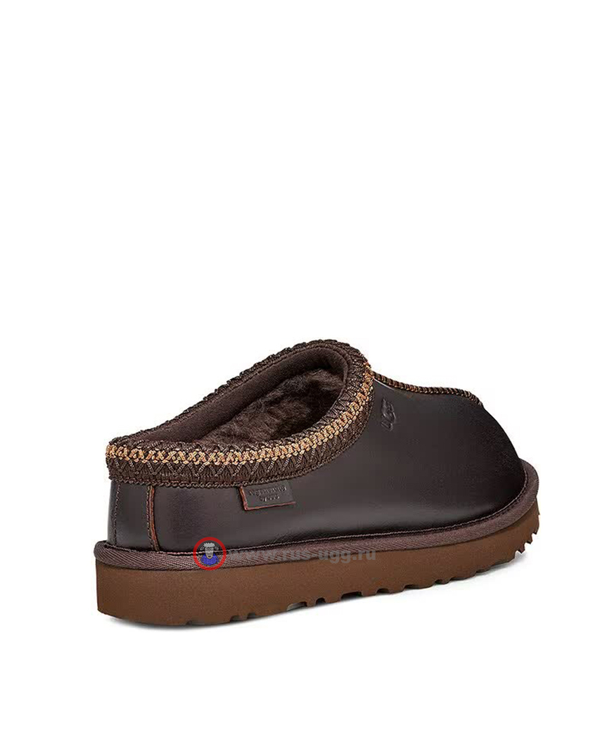 TASMAN SLIPPER Leather Regen Ironwood