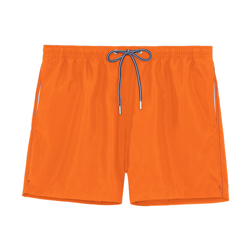 Мужские плавательные шорты оранжевые HOM SEA LIFE Beach Boxer 402537_401035
