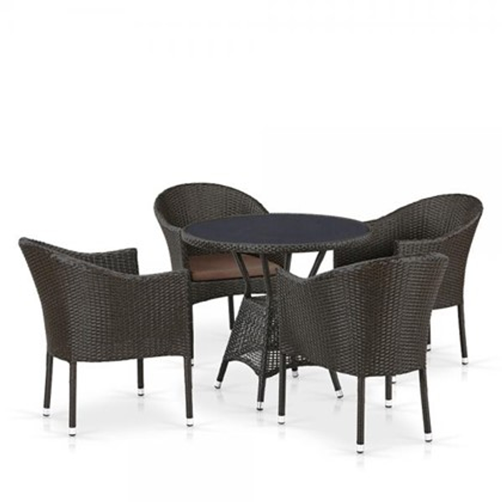 Набор мебели в сад T707ANS/Y350-W53 4 Pcs Brown