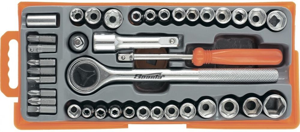 13541 Набор слесарно-монтажный, 37 предметов Sparta