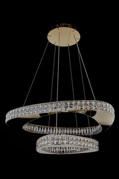 Подвесная люстра LED 150W 3000К-6000К LE3030/850-2K GD золото Veronique Leon