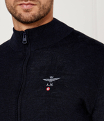 Хлопковый свитер Aeronautica Militare - темно-синий(MA1390L415)