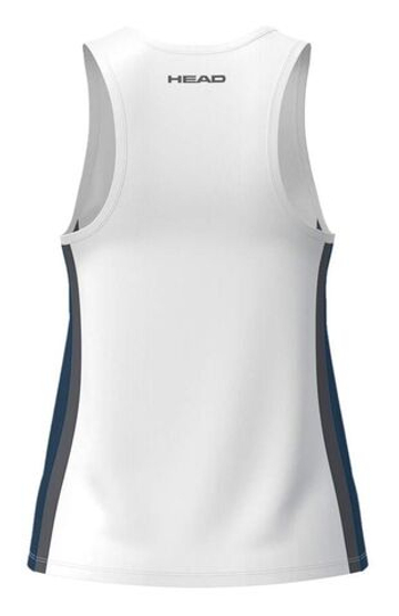 Футболка для мальчика теннисная Head Girls Club 25 Tank - navy/white