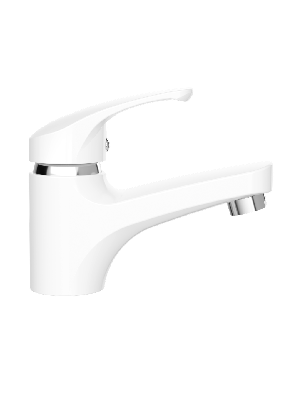 Смеситель для раковины DIWO Коломна DW-KL02WH белый