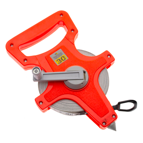 Рулетка 30м, Чеглок, геодезическая в открытом корпусе, 14-02-103