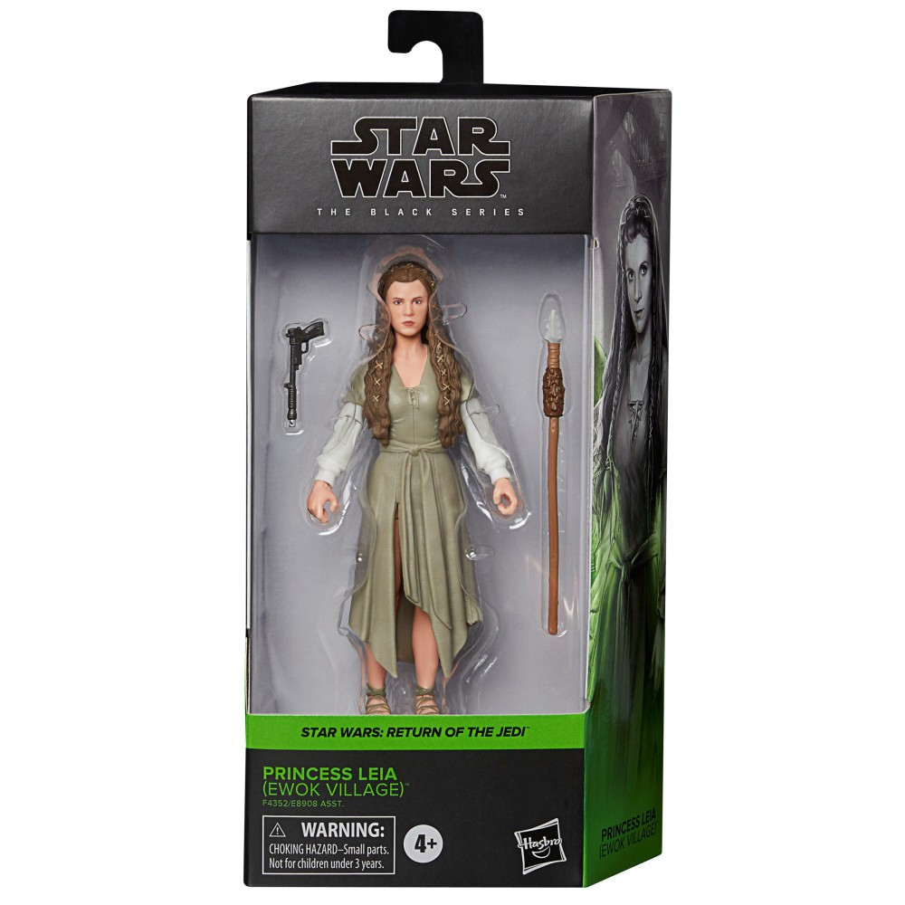 Hasbro E8908 F4352 — Коллекционная фигурка «Принцесса Лея (Деревня эвоков)» 15 см The Black Series Star Wars F4352 — фото 1