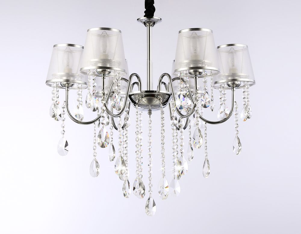 Ambrella Подвесная люстра с абажурами и хрусталем Traditional TR4588