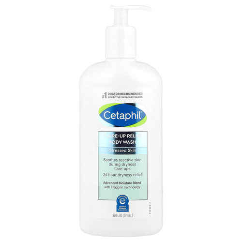 Cetaphil, Очищающее гель для душа для тела от Flare-Up, 591 мл (20 жидк. унц.)