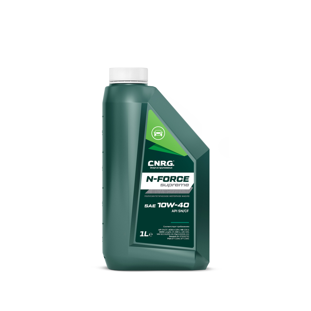 C.N.R.G. N-Force Supreme 10W-40 SN/CF 1 л пластик