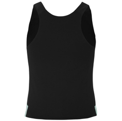 Женский топ теннисный Babolat Padel Perforated - black/black