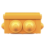 Коробка пластиковая FS с кабельными вводами и клеммниками, IP55, 100х100х50 мм, 5р, 450V, 20A, 10 мм2