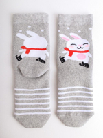 Носки детские махровые TBP330 св.серый меланж р.20 (Батик), 1 шт.