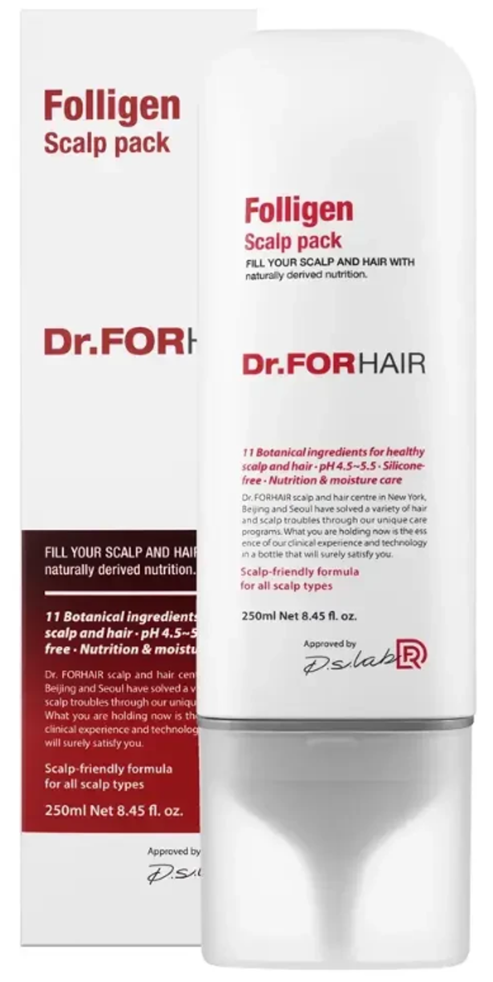 Dr.For Hair Folligen Scalp Pack маска для кожи головы 250мл