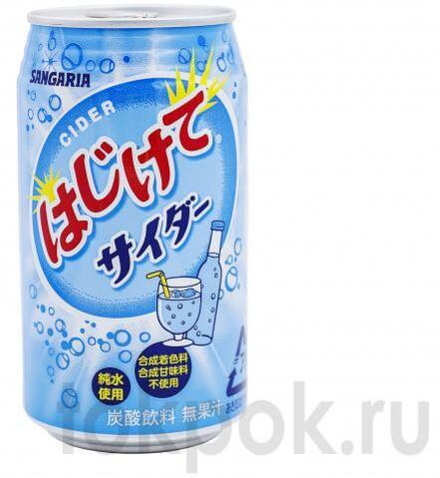 Газированный напиток со вкусом сидра Sangaria Cider, 350 мл