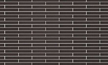 King Klinker - Volcanic black (18), 490х52х14 - Клинкерная плитка для фасада и внутренней отделки