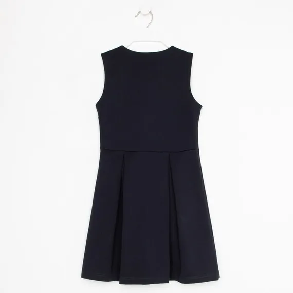 Сарафан для девочки, цвет синий, рост 122 см