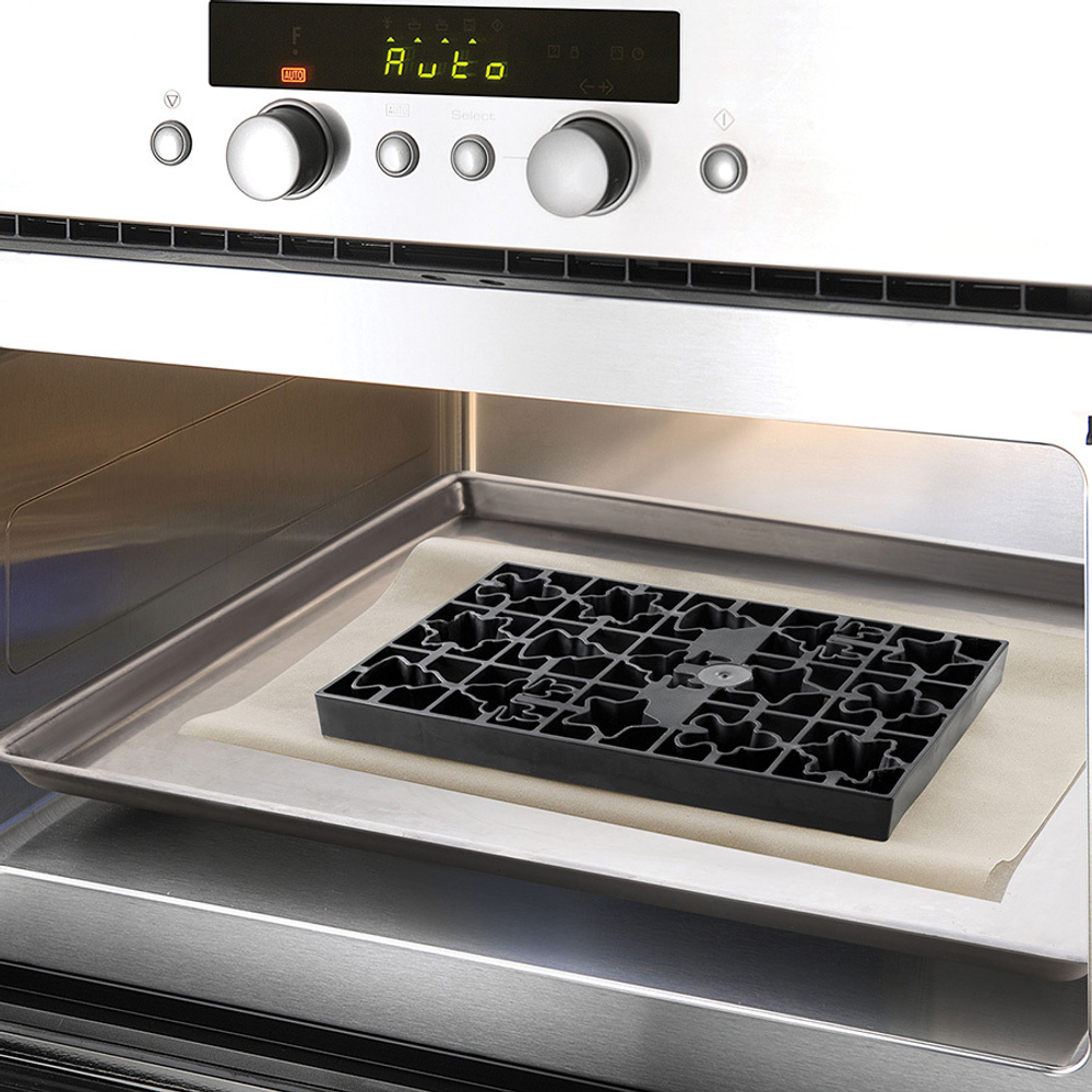 Форма для приготовления печенья Silikomart Winter Holiday 24х15х2см