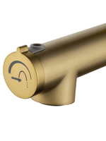 Смеситель для раковины с функцией полоскания WONZON & WOGHAND, Брашированное золото (WW-H1017-BG)