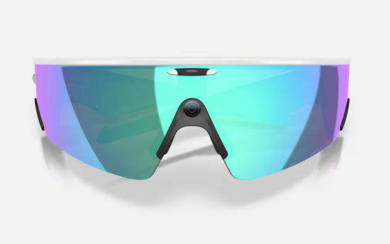 Очки с искусственным интеллектом Oakley Meta Vanguard, Prizm Sapphire Lenses, Белая Рамка