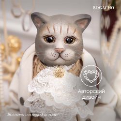 Кукла коллекционная Кот Клаус