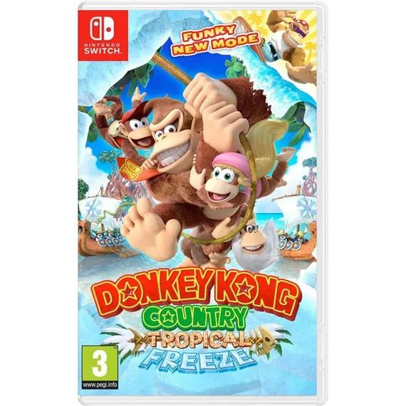 Donkey Kong Country: Tropical Freeze (Nintendo Switch, Английская версия, Б/У)