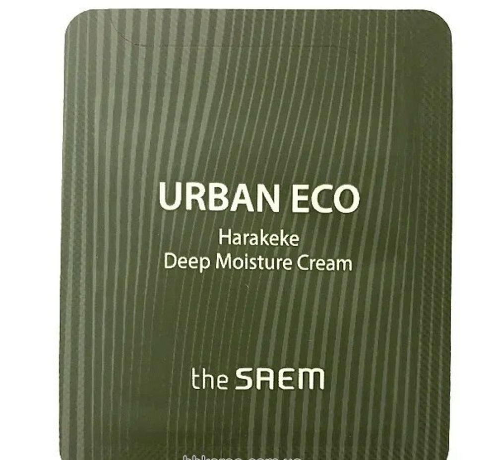 Крем для лица глубокоувлажняющий THE SAEM Urban Eco Harakeke Deep Moisture Cream 1.5 мл