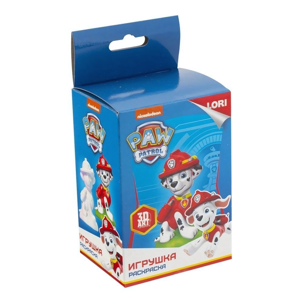 3D Art Игрушка-раскраска 16*6,6*8,5см Щенячий патруль "Маршалл" (Lori)